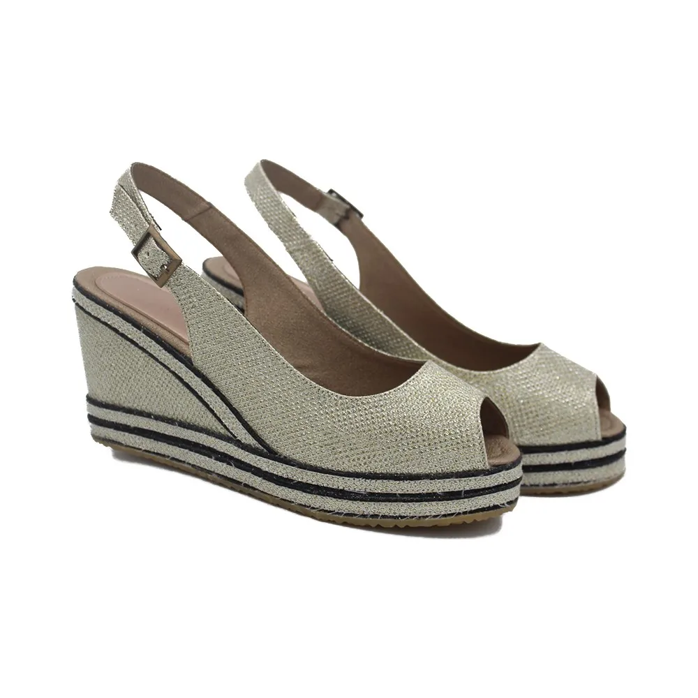 

Dorlie Linen Straw Sandals 34