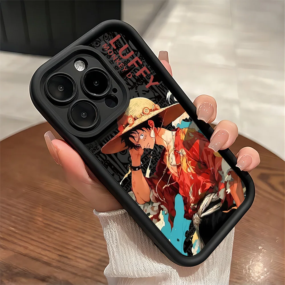 Фото Крутой чехол для телефона с изображением аниме One Piece для Xiaomi Redmi 15 14C 13 13C 12 12C K50 K40 10C 10 9T 9C 9A K30 4G 5G, мягкая задняя крышка из ТПУ №5