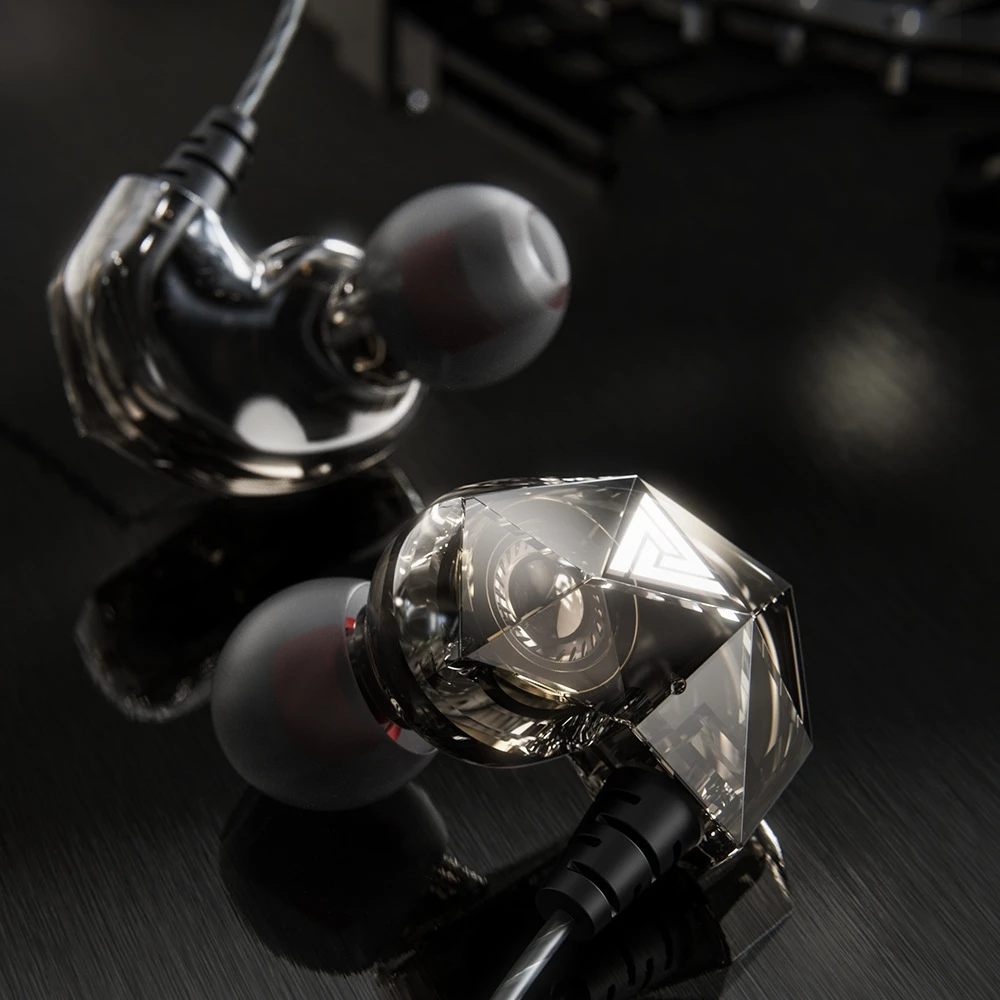 Проводные наушники HiFi стерео бас музыкант монитор геймерская гарнитура для бега