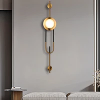 modern chinese wall lamp marble metal led bracket light creative interior lighting%e3%80%80bedroom dining room living room hotel%e3%80%80sconce