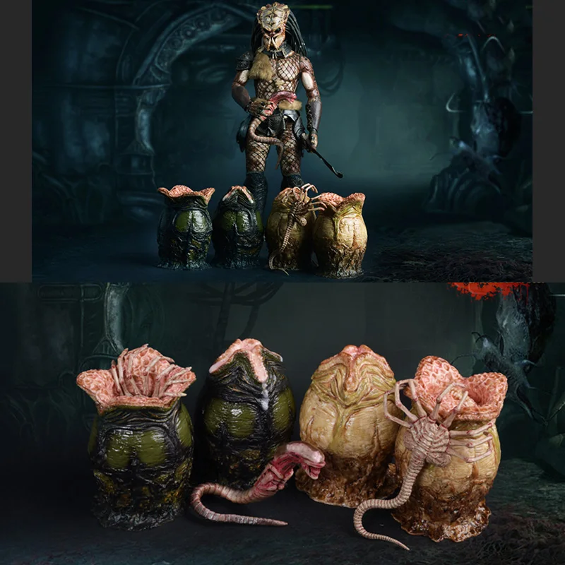

Fire Girl Toys FG044 1/6 2pcs Xenomorph Eggs with Facehugger Chestburster Model Scene Accessories Fit 12'' Soldier Action Figure