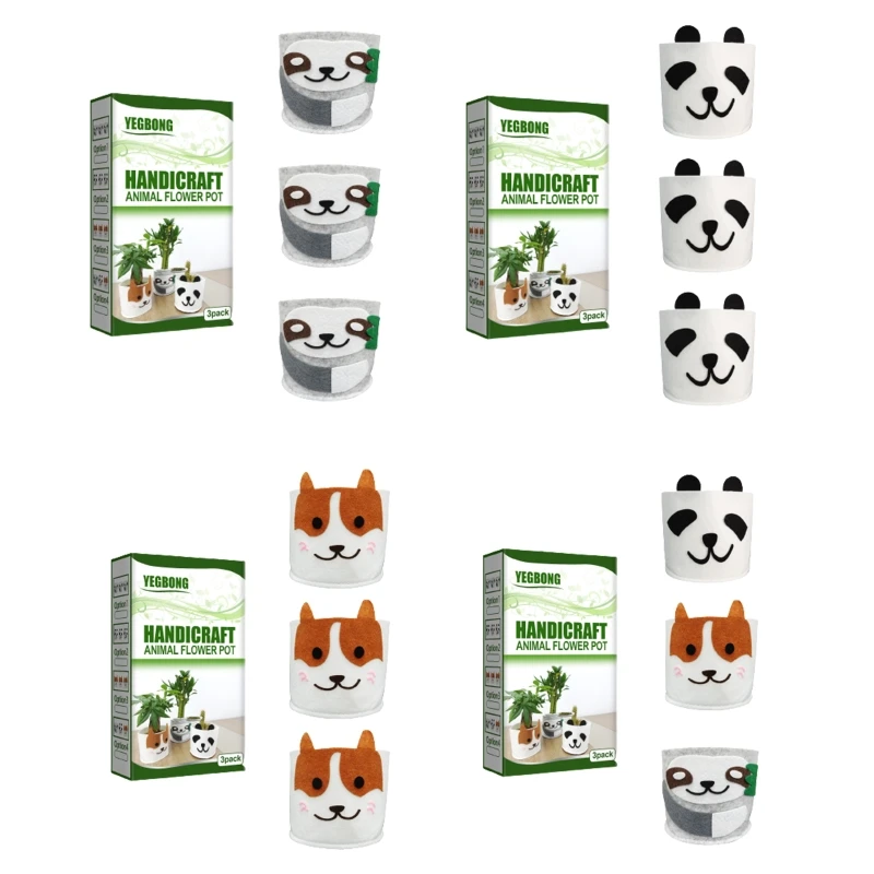 

Decorative Flowerpot Cover 3 Pieces Durable Garden Yard Patio Plant Pot Cover