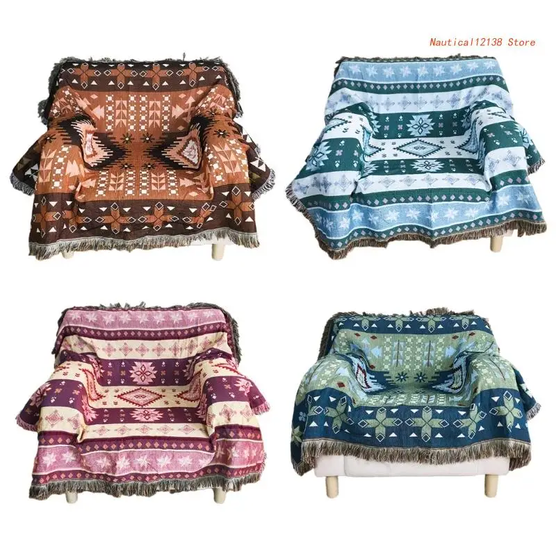 

Одеяло для дивана в богемном стиле с кисточками защитное одеяло s для кровати, дивана, аксессуар для декора