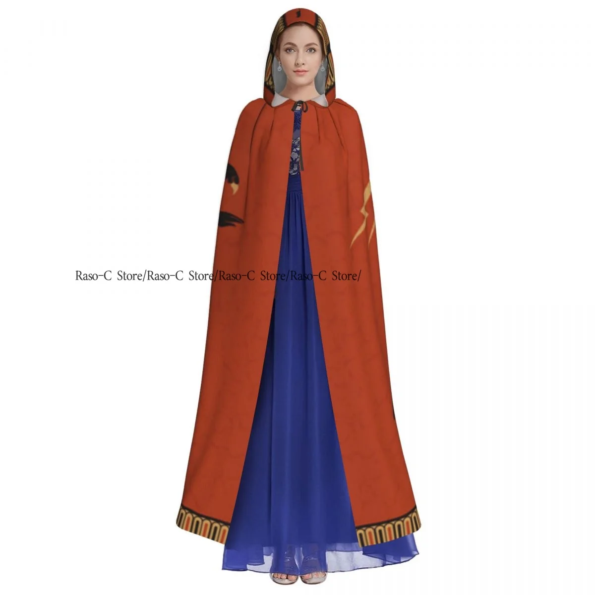 Плащ с капюшоном стиль древней греческой мифологии плащ Бога Zeus накидка вампира