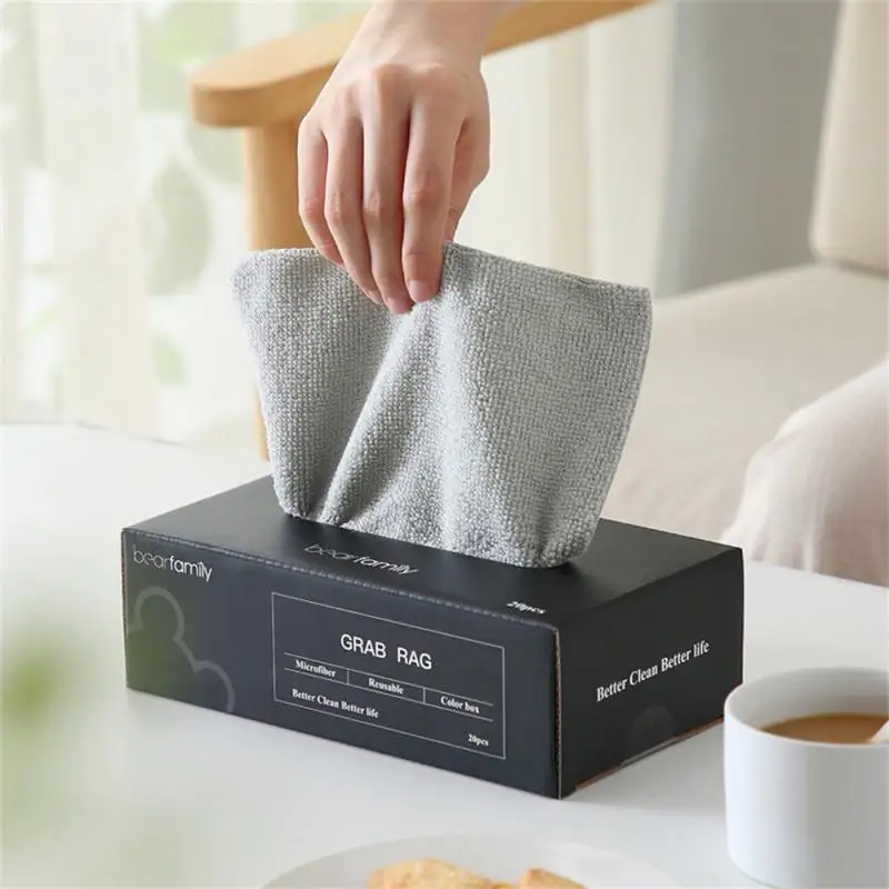 

Cleaning Cloth Kitchen Daily Necessities Department Store Dish Towel English Packaging Microfiber Withdrawable Dishcloth Home