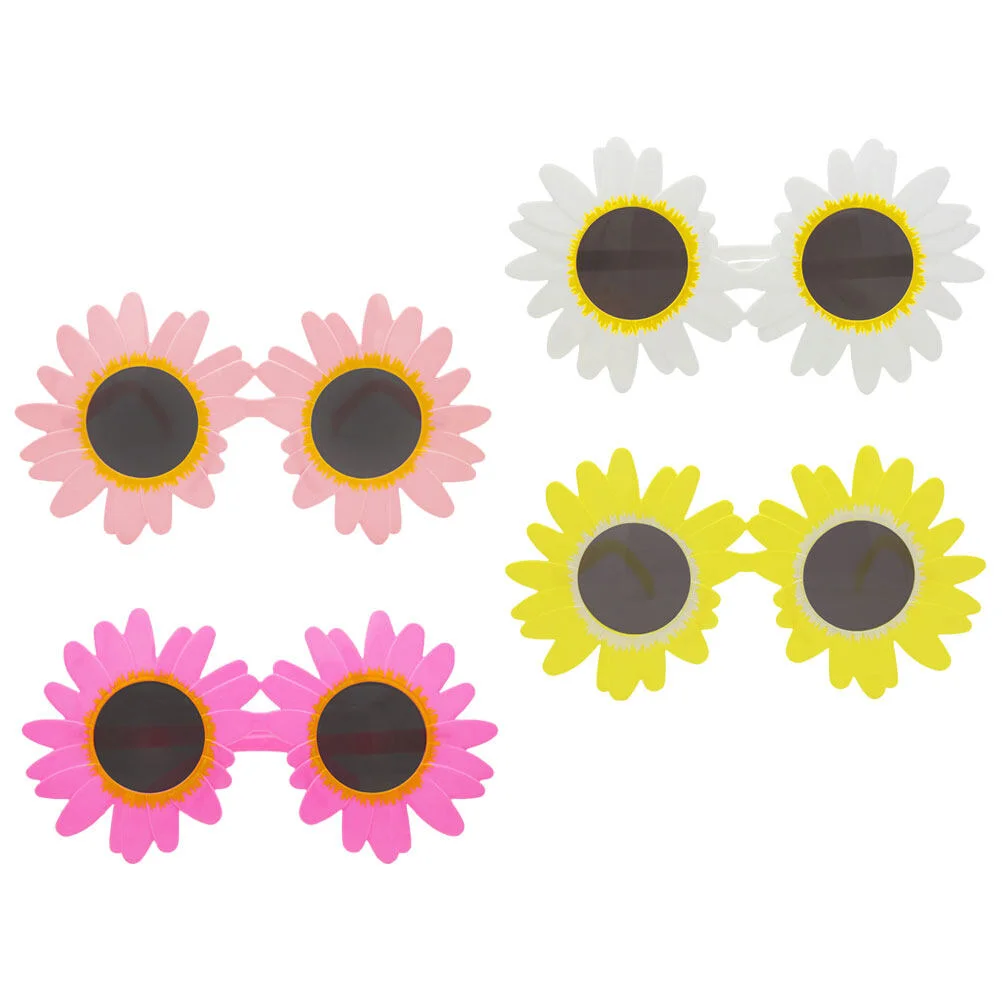 

4 Pcs Accessories Childrens Sunglasses Small Party Eyeglass Delicate Prop Props Carnival Photo Booth Plastic Adults Festival