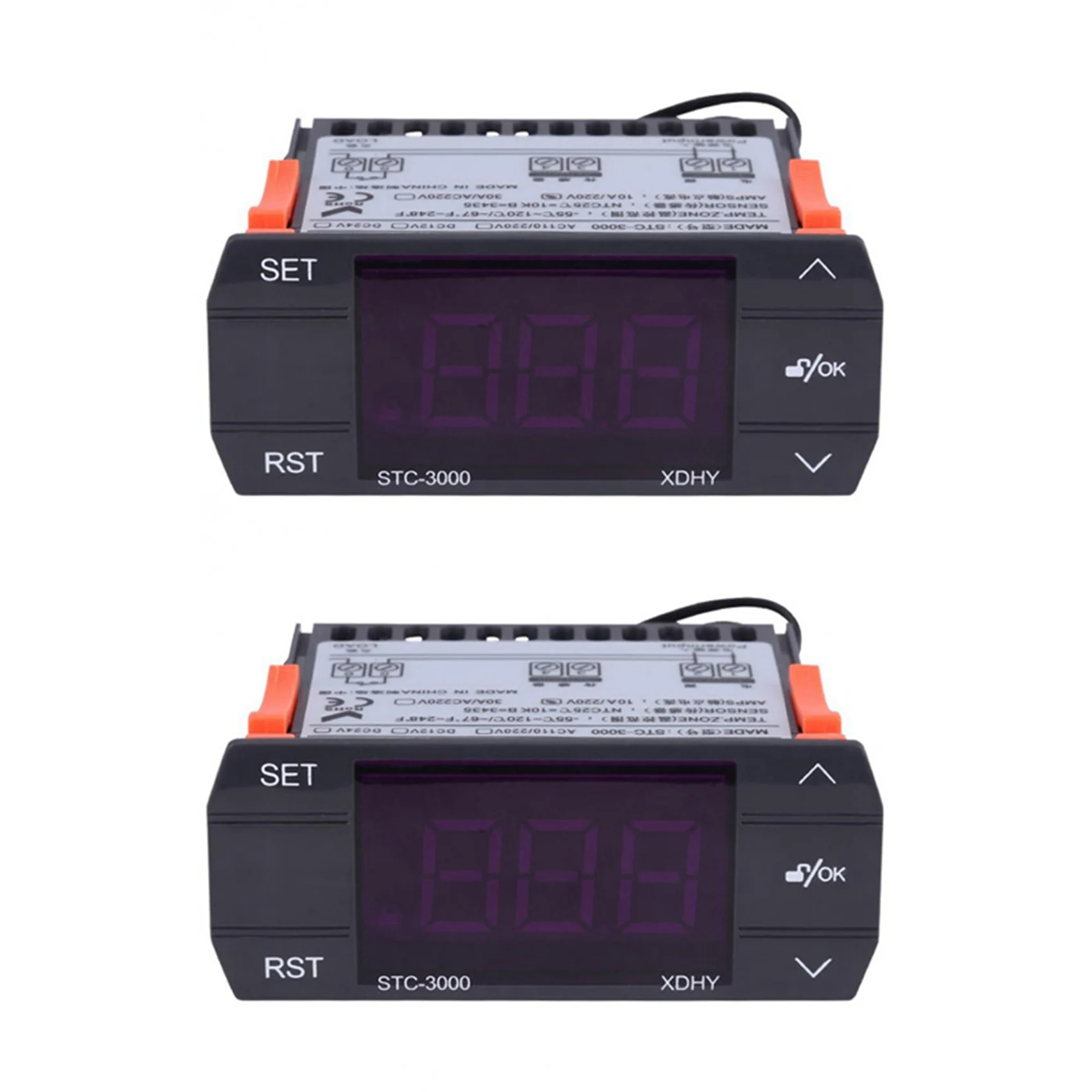 2X STC-3000 110В-220В 30А Цифровой термостат с датчиком для контроля температуры (art.: 3920dcbda2d66) - 3920dcbda2d66