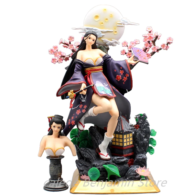 

Japanese Anime One Piece Figure GK Nico Robin Bok Kimono PVC Action Figure Toy Abune Game Statue Collectible Model Doll Gift