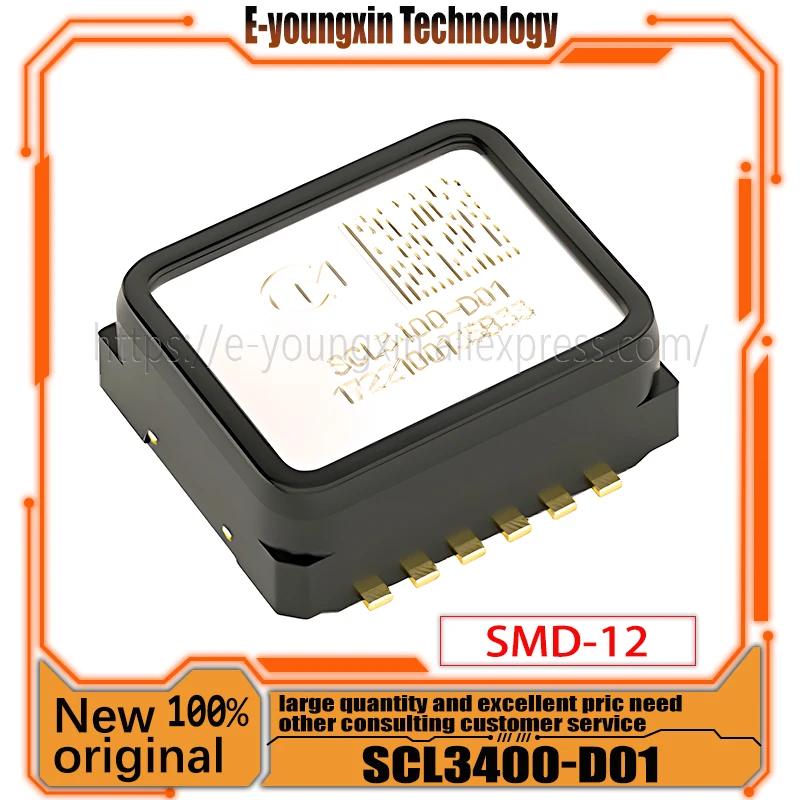 

1PCS New and original SCL3400-D01 SCL3400 ，Digital 2-axis inclinometer