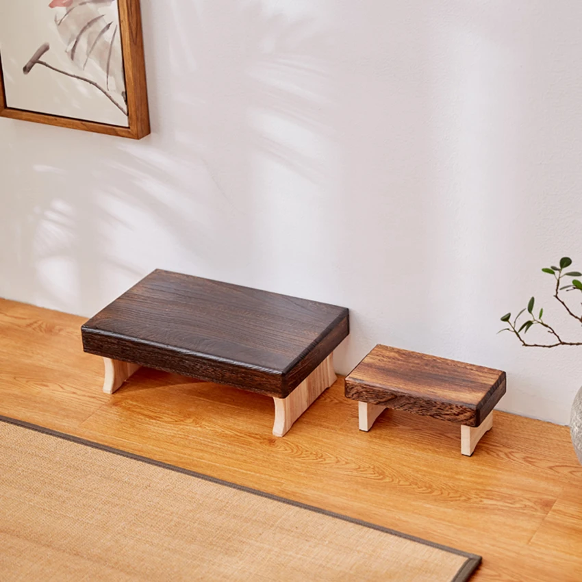 

Solid Wood Folding Meditation Bench, Folding Foot Rest Bench for Children and Babies, 22x12x10 cm