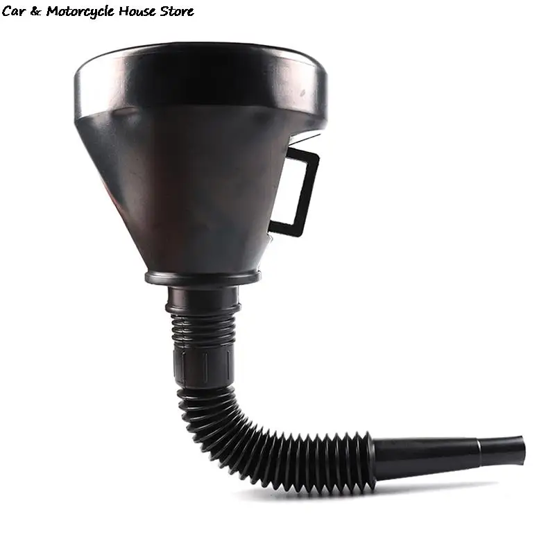

Car Refueling Funnel with Strainer Bendable Oil Fuel Filter Funnels Auto Motorcycle Truck Universal Gasoline Fueling Tools