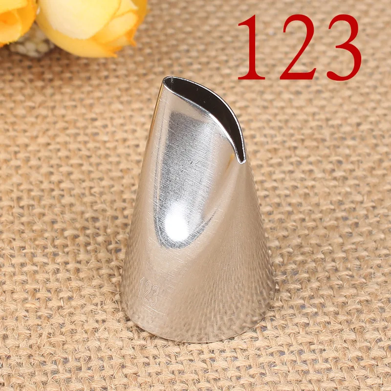 

123# Core Rose Tulip Decorating Mouth 304 Stainless Steel Welding Polishing Baking Cake DIY Tool piping tips cooking