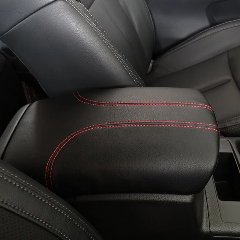 

BJMYCYY Car styling Central armrest box leather cover armrest box leather case Fit For Nissan X trail T32 X-trail 2014-2019