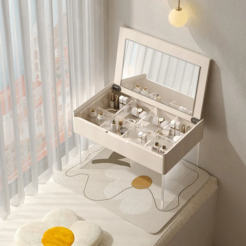 

Luxury Nordic Desk Makeup Dressing Table Cabinet Storage Dressing Table Woman Classic Tocador Maquillaje Furniture Makeup