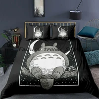 totoro bedding sets useuropeuk size quilt cartoon bed cover duvet cover pillow case 2 3 pieces sets adult children