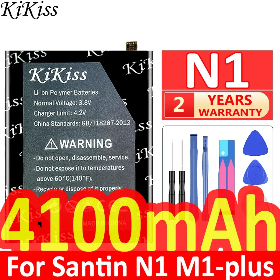 

4100mAh KiKiss Powerful Battery N 1 for Santin N1 M1-plus