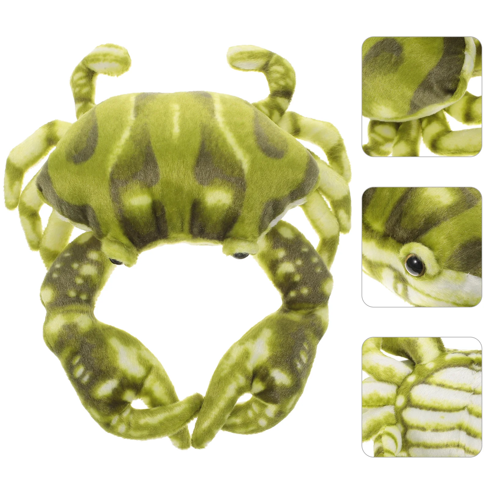 

Simulated Crab Throw Pillow Realistic Stuffed Throw Pillow Marine Crab Plush Toy Household Soft