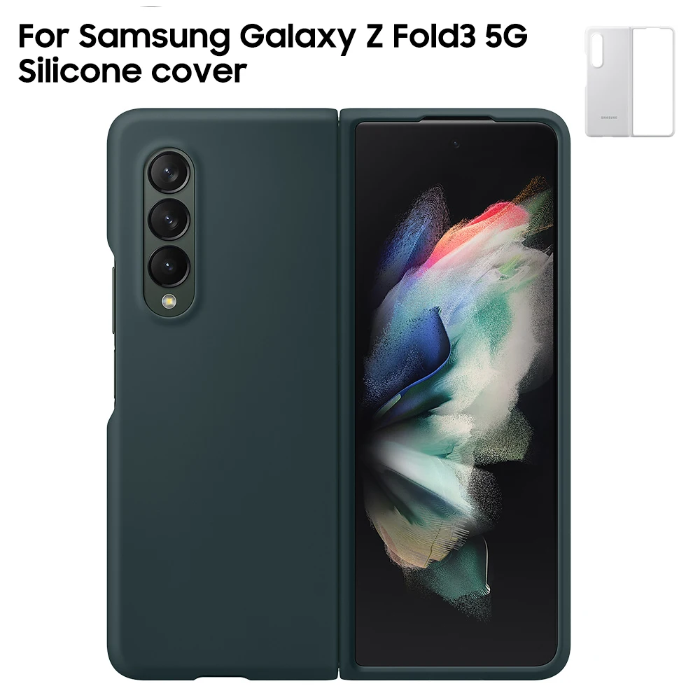 

Защитный чехол из силикона для Samsung Galaxy Z Fold 3 Fold3 5G, мягкий чехол