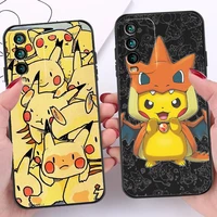 pokemon pikachu phone cases for xiaomi redmi note 10 10 pro 10s redmi note 10 5g soft tpu coque funda back cover carcasa