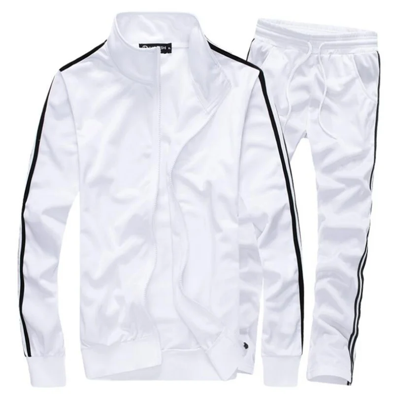 

Men's Sets Sportswear Autumn 2 Piece Sets Sports Suit Men Jacket + Pants Sweatsuit Male Jogging Sporting Training Tracksuit Men
