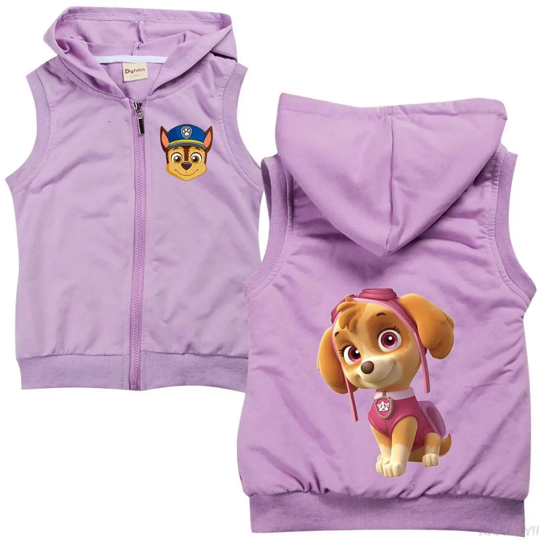 Детские куртки без рукавов с принтом Щенячий патруль
