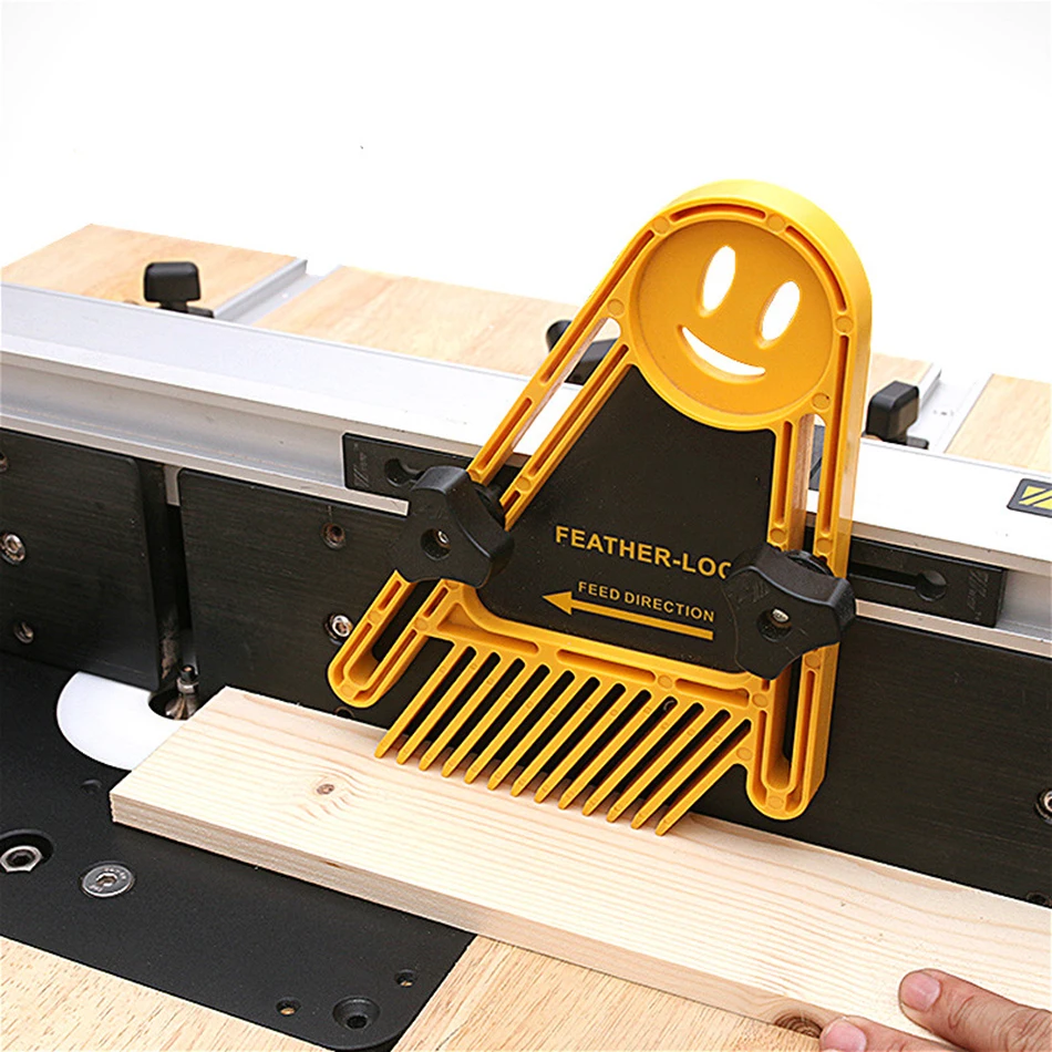 2 PCS Adjustable Double Feather Boards Woodworking Tool for Table Saw Band Saw Fence Router Table and Table Saw Fence