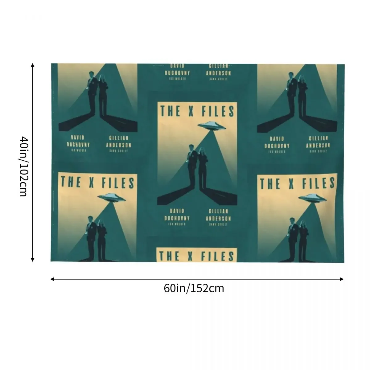 Фильмы X Мюльдер и Скульли Дэвид Духовни Глилиан Андерсон Ретро Винтаж Плакат