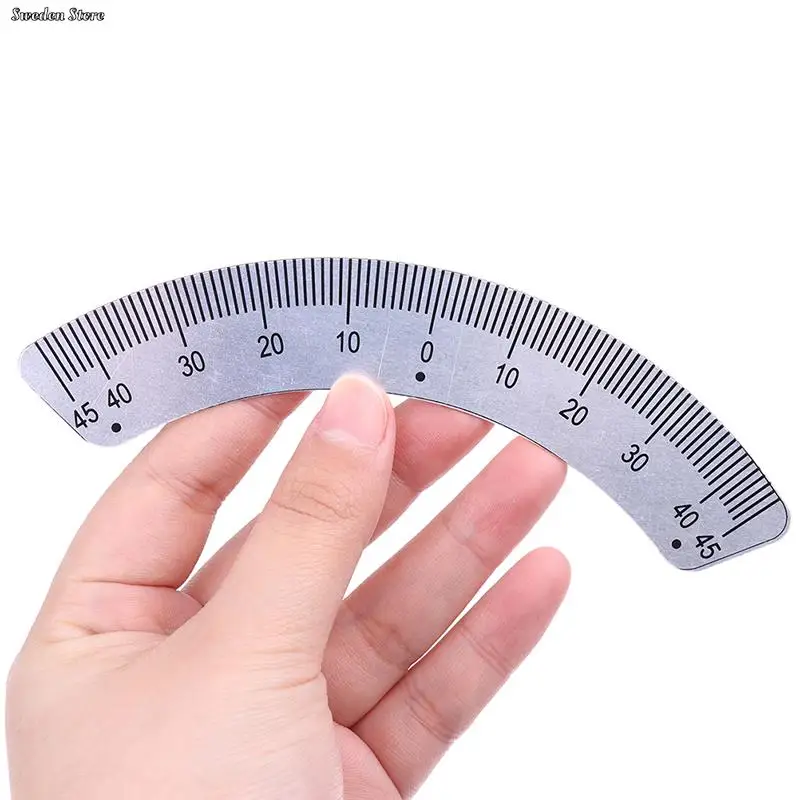 

1PC Protractors Milling Machine Part - Angle Plate Scale Ruler 45 Degree Angle Arc Measuring Gauging Tools Caliper