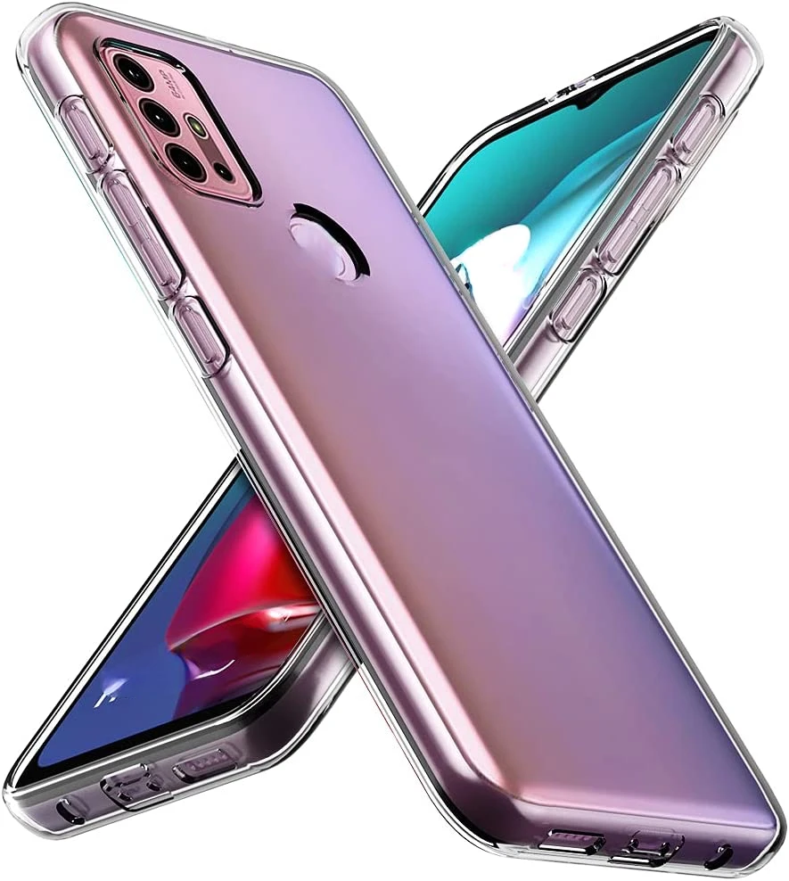 

Тонкий чехол из ТПУ для Motorola Moto G52 G30 G10 G50 G60 G31 G200 G60S G71 G51 G 5G G41 G31 G22, мягкая прозрачная силиконовая задняя крышка