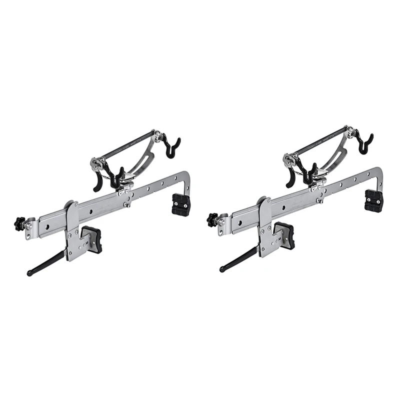 

Outdoor Stainless Steel Telescopic Fishing Rod Bracket Pier Bracket Multi-Angle Adjustment 36Cm Clamping Distance