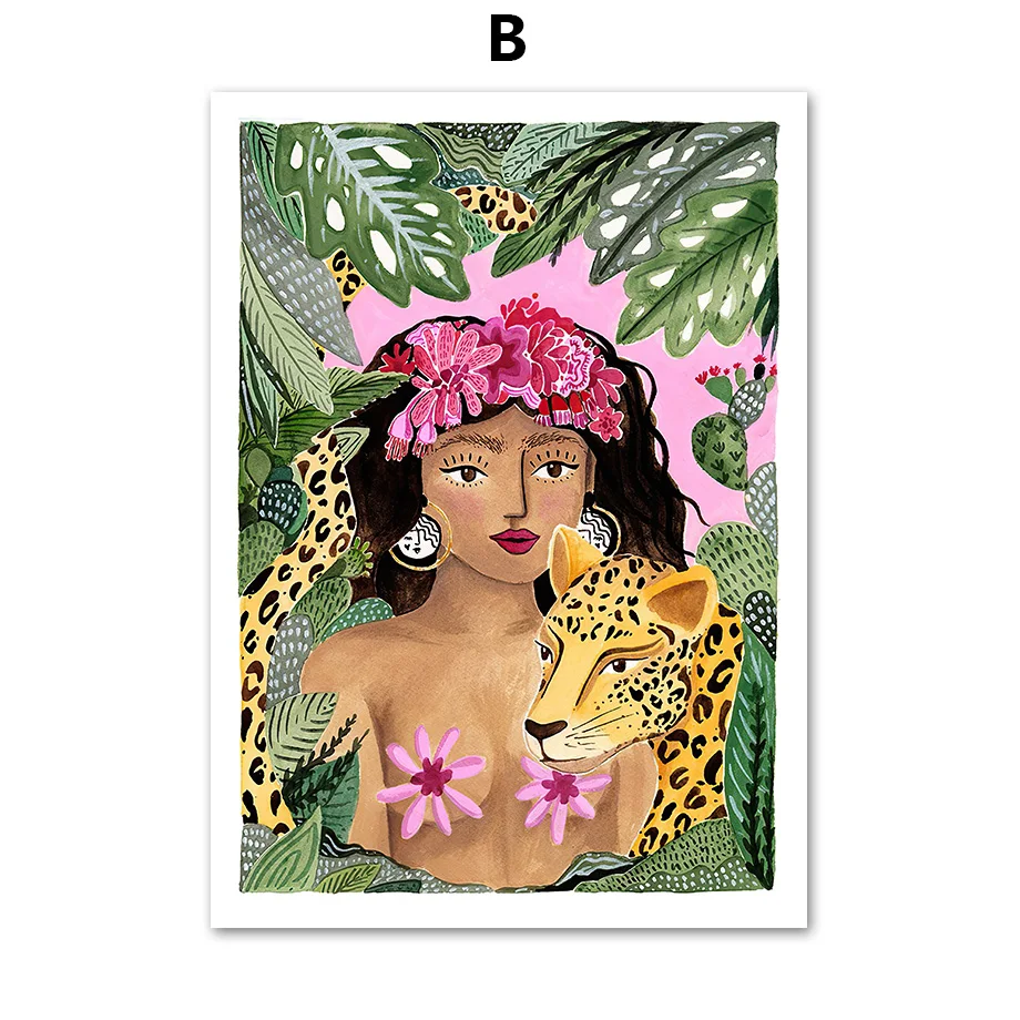 Красочный Абстрактный Женский Фотофон в скандинавском стиле современный