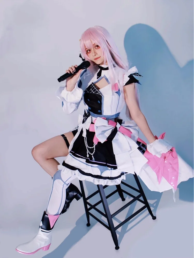 Mori Calliope Косплей Костюм Vtuber Hololive4th Аниме Женский Модный Наряд Одежда Для Ролевых