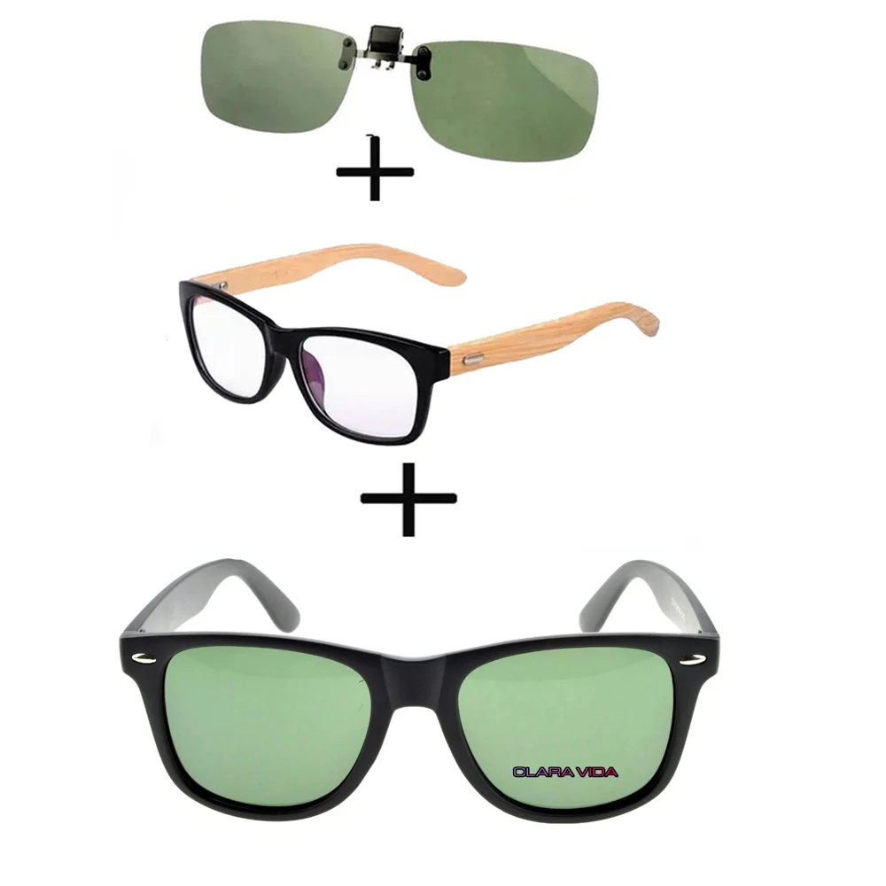 

3 шт.! Удобные деревянные квадратные очки для чтения для мужчин и женщин + солнцезащитные очки Квадратные ультралегкие пляжные + солнцезащитные очки с зажимом