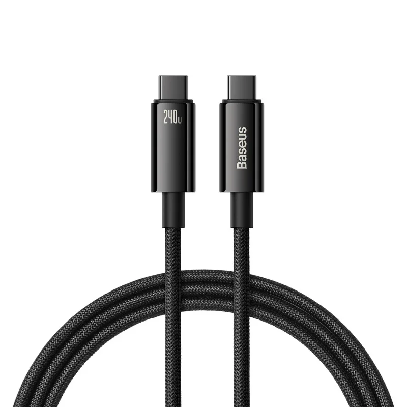 

Baseus 240 Вт USB C кабель PD 3.1 для MacBook Samsung S22 Xiaomi iPad Huawei PD кабель 5A кабель для быстрой зарядки типа C