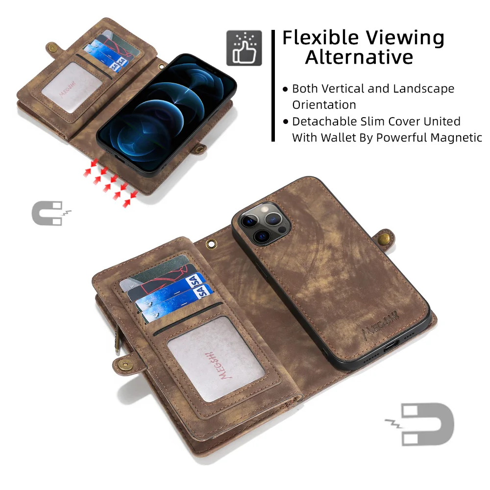 Wallet Leather Handbag Phone Case For Samsung Galaxy A20E A21S A40 A50 A51 A70 A71 S8 S9 S10 S20 S21 S22 Plus Ultra S20FE S21FE