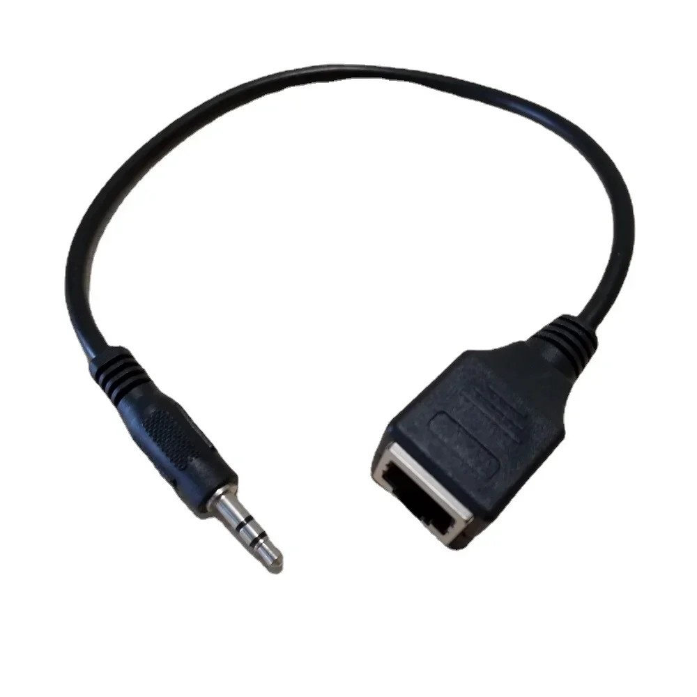 Аудио переходник 3 5 мм на RJ-45 30 см