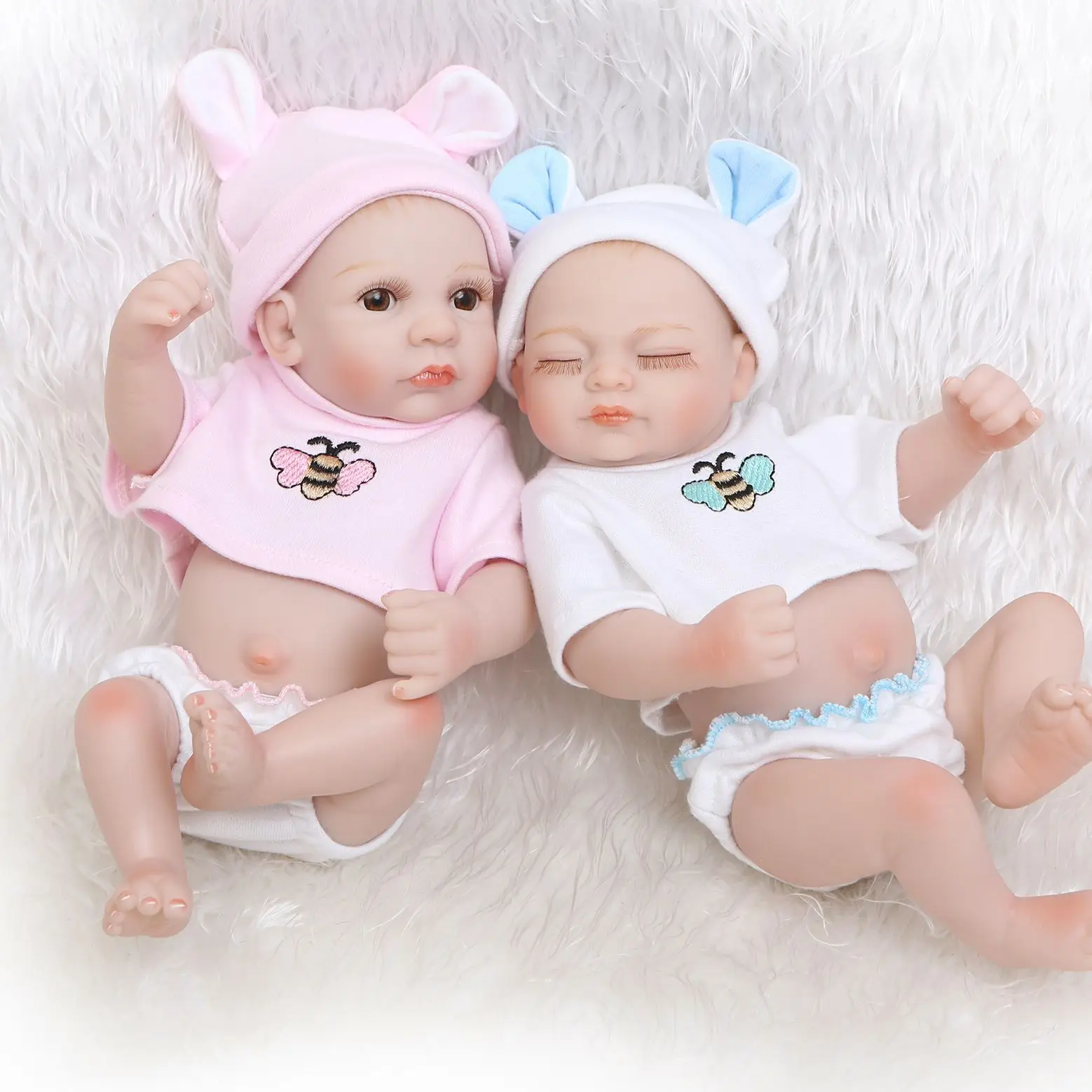 

Микро-Кукла Детская силиконовая Реалистичная, антистрессовая