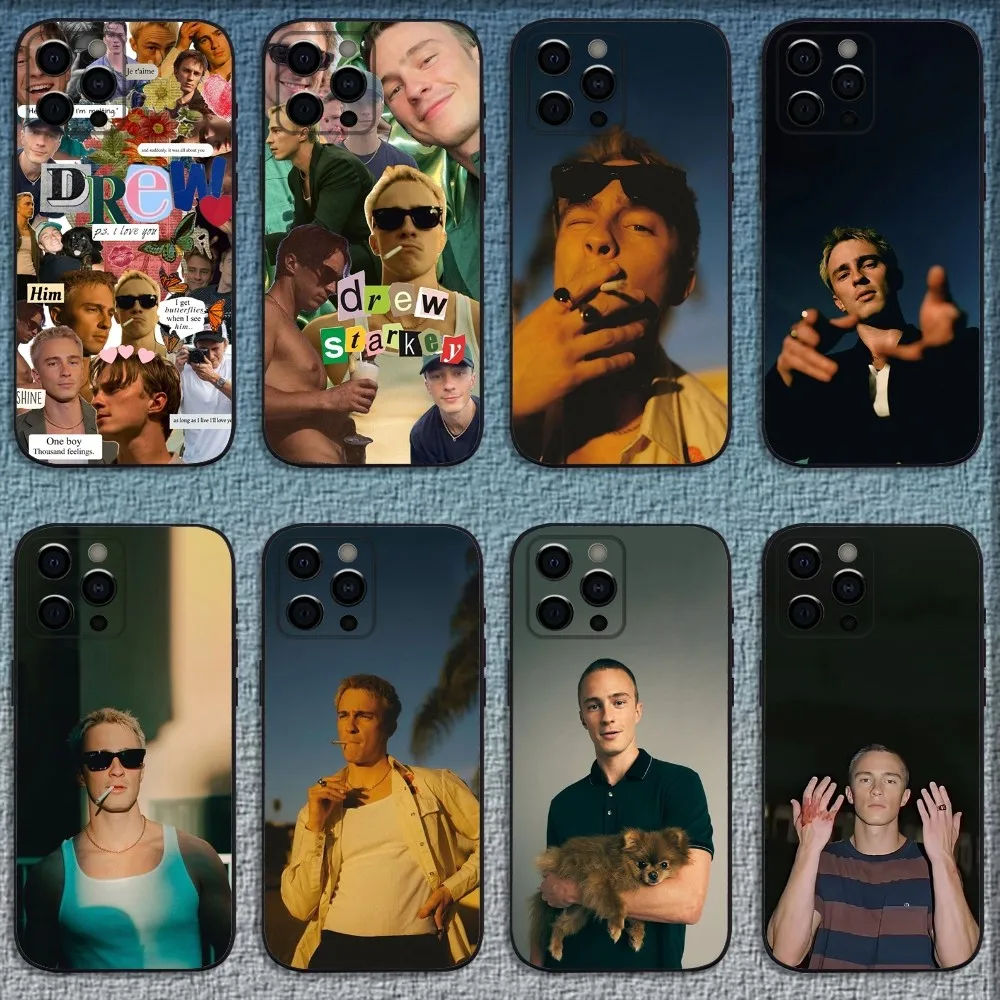 Мягкий черный мини-чехол для iPhone 16 15 14 13 12 11 Pro X XS Max XR Plus