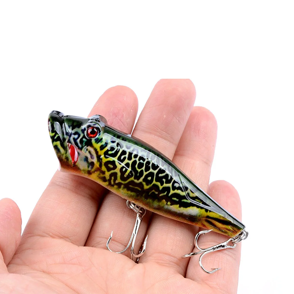 

5 Pcs Fishing Lures Colorful Painted Plastic Baits Deep Sea Baits Floating Fishing Lures for Perch Catfish