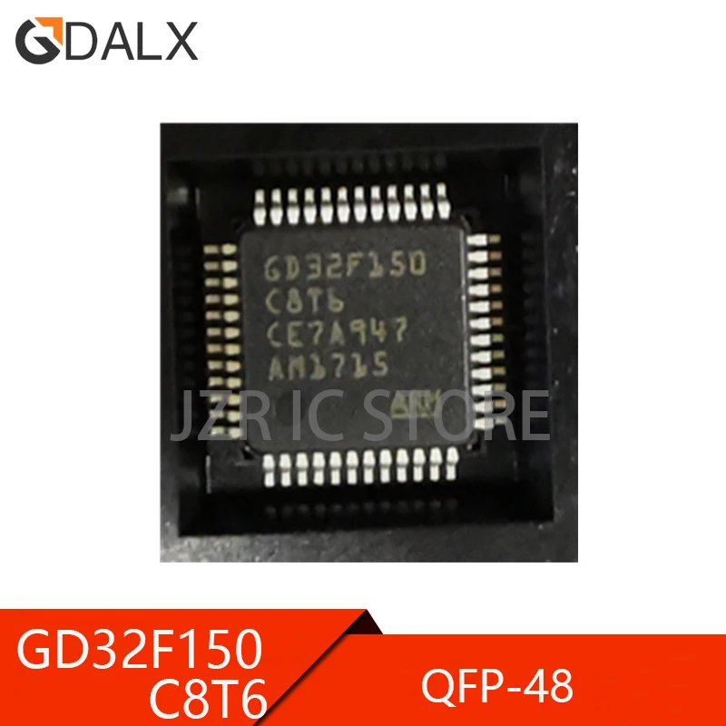 (10 шт.) новинка 100% GD32F150C8T6 GD32F150C6T6 QFP48 GD32F одночиповый микроконтроллер микросхема