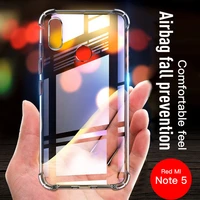 shockproof transparent case for redmi note for redmi note 5 7 8 10 11 pro 9 power 10s 11s 5a 5plua 8 9 10 11t soft back cover