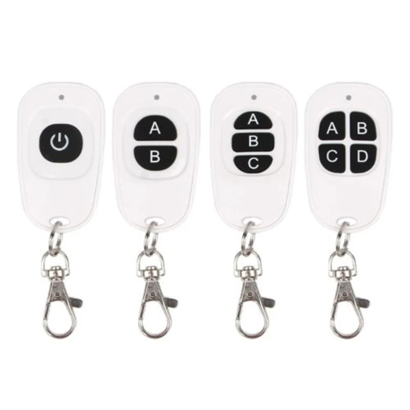 1/2/3/4 CH RF Wireless Remote Control 1-4 Button EV1527 Transmitter 433 MHz Universal Car Garage Door Openers Remotes |