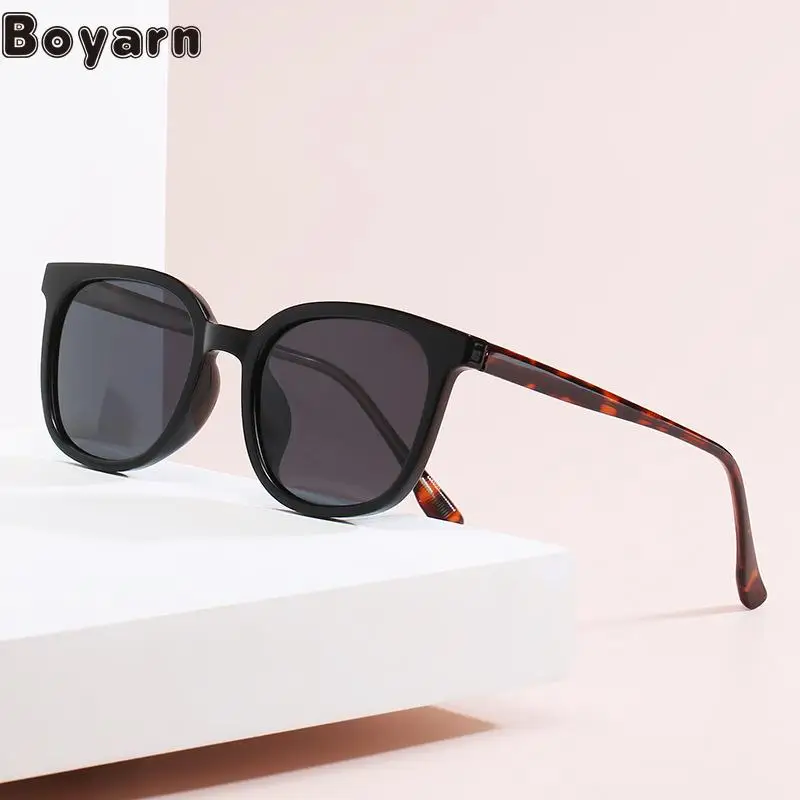 

Boyarn Retro Tr Core Polarized Sunglasses Women's Fashion Korean Gm Same Cat's Eye Sunglasses Men's Gafas de sol