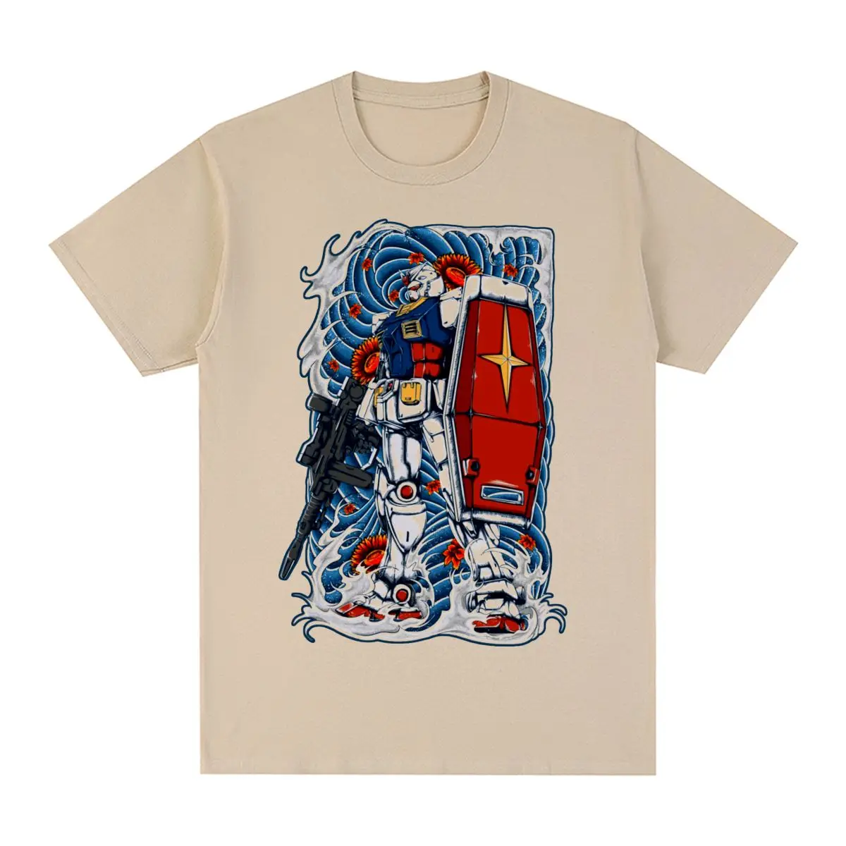 

Vintage T-shirt Awesome Cotton Japan Harajuku Street Clothes Geek Men T shirt New Tee Tshirt Womens Tops