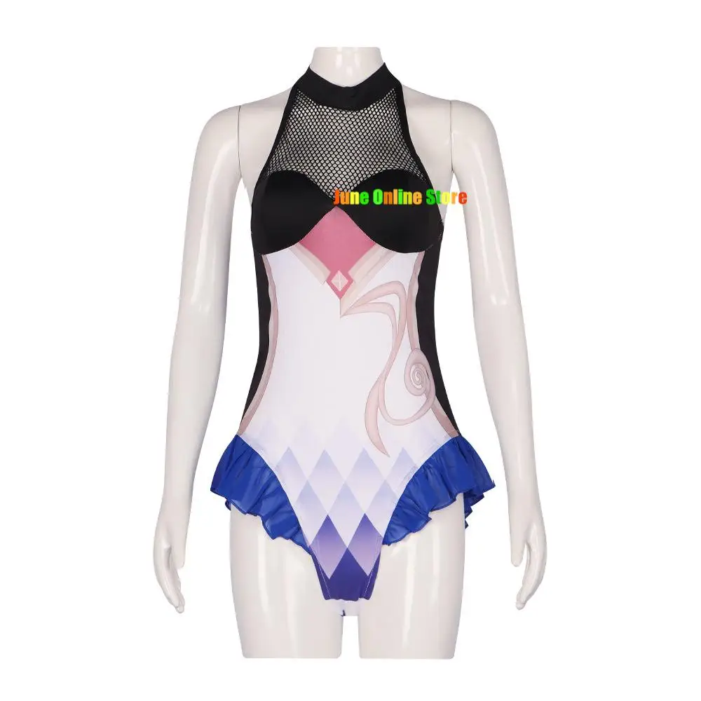 

Одежда для косплея Game Ganyu, боди Game Genshin Impact Gan Yu, комбинезоны, женский летний купальник