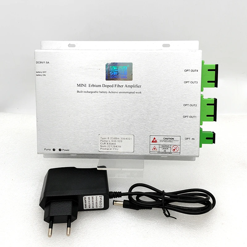 Новый модульный оптоволоконный усилитель FTTH 4 порта 23 дБм высокое качество Catv MINI