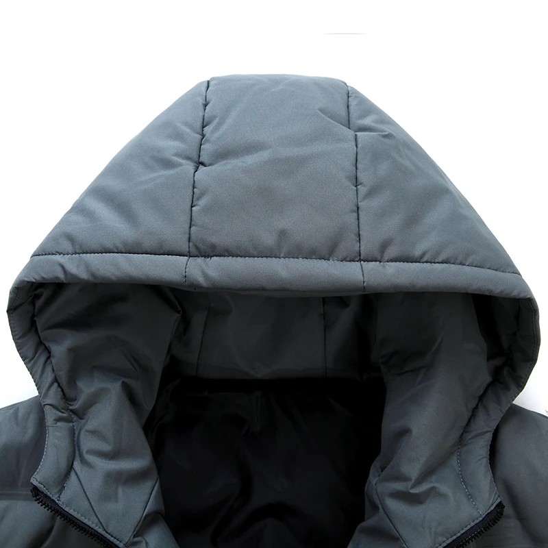 2022 Mens Winter Down Jacket Hooded Windproof Thick Parka Coat Male Casual Outerwear Waterproof Fabric White Duck Down Jacket