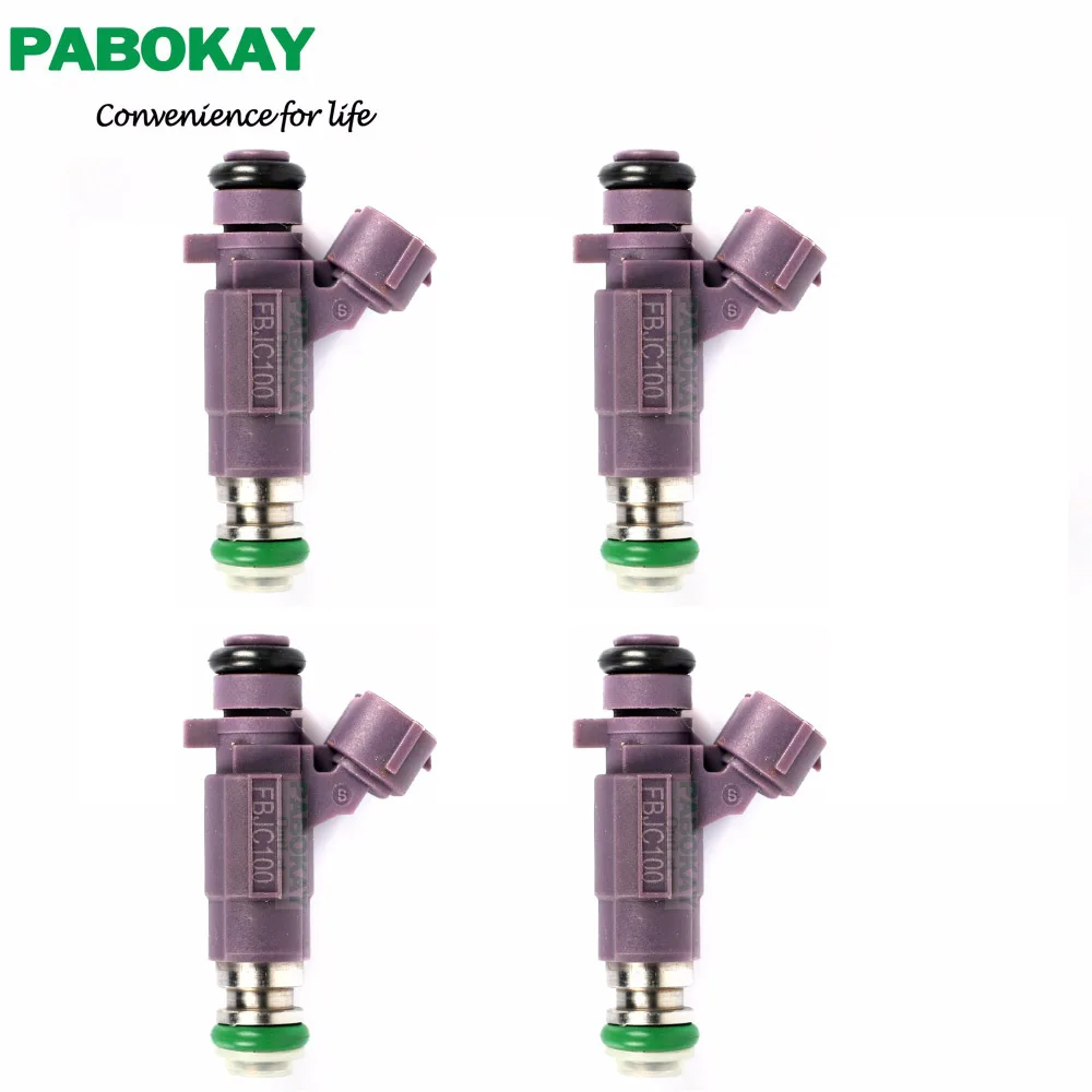 

4 PIECES X FUEL INJECTORS FOR SUBARU FORESTER WAGON EJ25 2.5L 4CYL 1999 INJECTOR FBJC100
