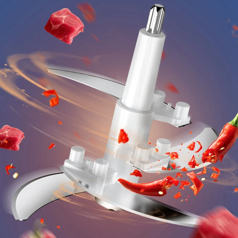 Акция! Электрическая пищевая Измельчитель 3 л Мясорубка из нержавеющей стали