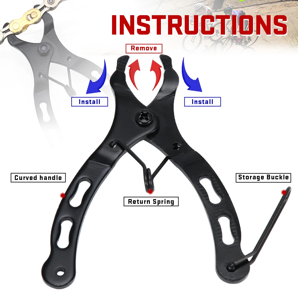 Щипцы для проверки велосипедной цепи плоскогубцы с пряжкой мини-велосипедная